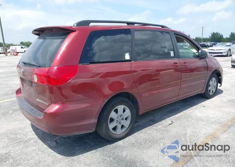 2007 Toyota Sienna Xle z USA, uszkodzony, nr VIN 5TDZK22C97S008660